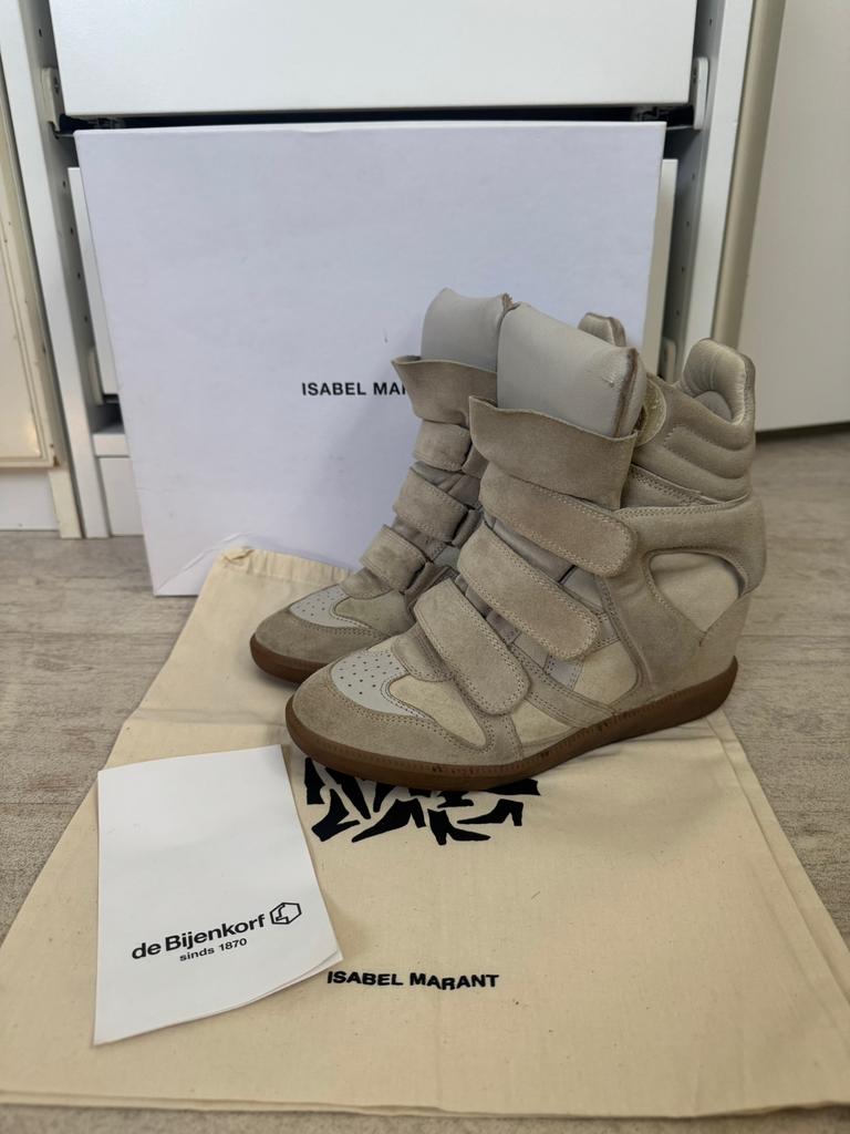 Isabel Marant Sneakers, Beige, Ophalen of Verzenden, Sneakers of Gympen, Gedragen