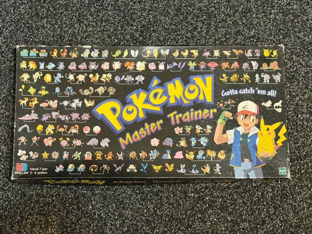Pokemon Master Trainer Bordspel, Hobby en Vrije tijd, Gezelschapsspellen | Bordspellen, Vijf spelers of meer, Ophalen of Verzenden