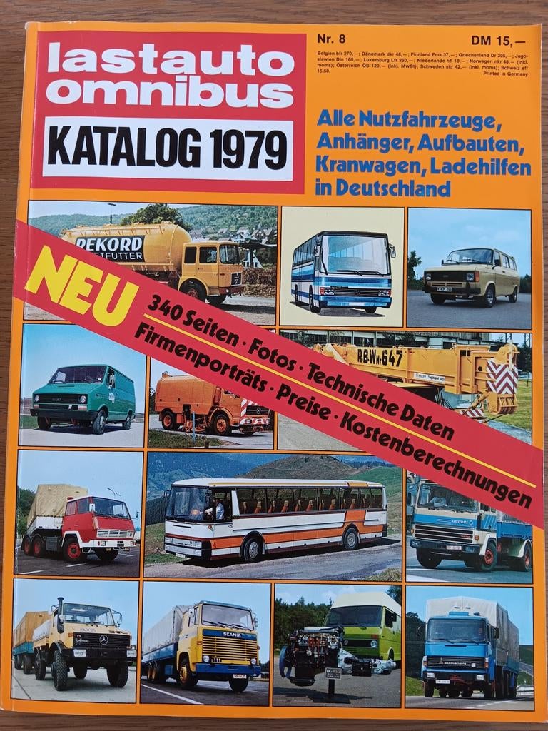 Lastauto Omnibus Katalog 1979 Nutzfahrzeuge., Ophalen of Verzenden