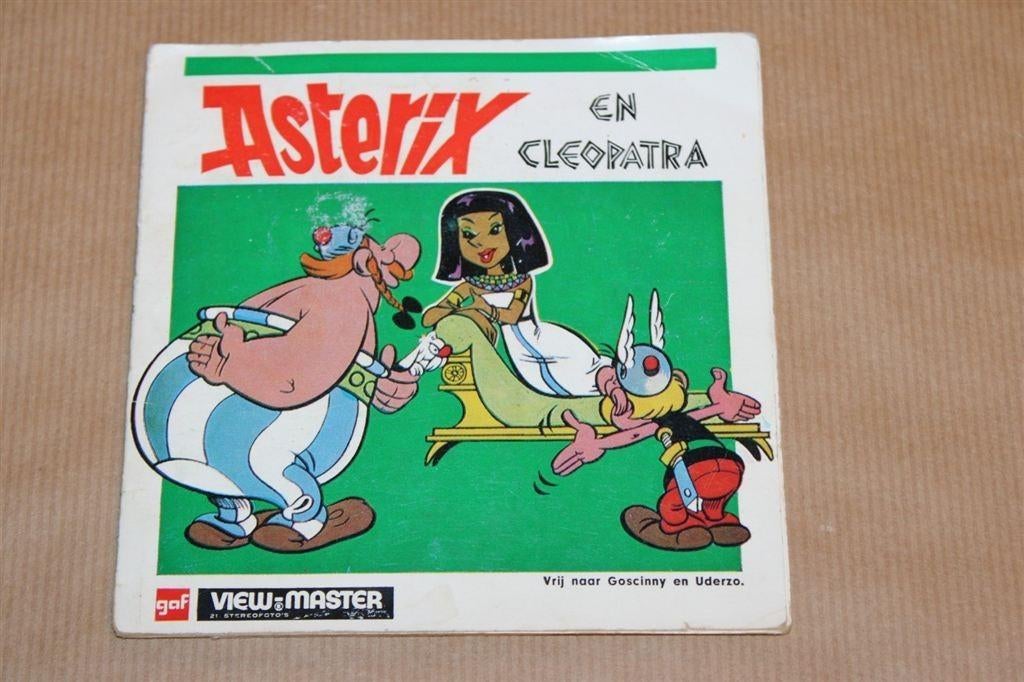 Asterix en Cleopatra - View-master - 1969 !!, Eén stripboek, Ophalen of Verzenden, Gelezen