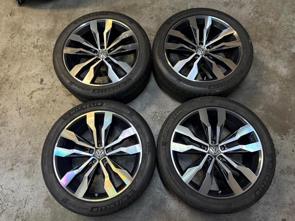 ✅ 20 inch Volkswagen Tiguan Suzuka velgen 5x112 Allspace, Ophalen, Gebruikt, 265 mm, Banden en Velgen