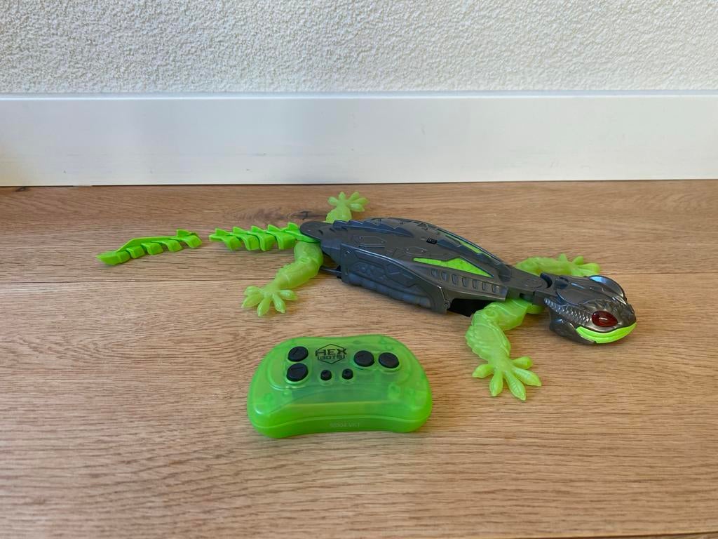 Hexbots Muurklevende Gekko - Speelgoed, Ophalen of Verzenden, Zo goed als nieuw