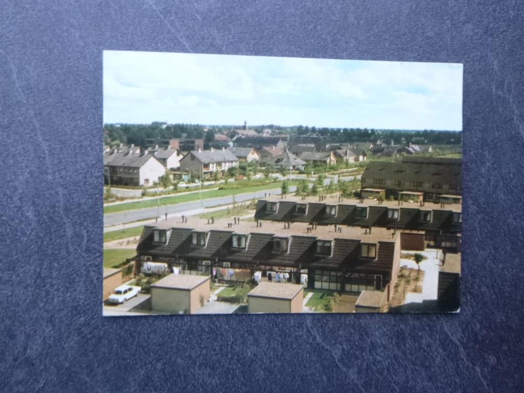 Nieuw Vennep, Zuiderdreef/luchtfoto 1975, Verzenden, 1960 tot 1980, Gelopen, Noord-Brabant