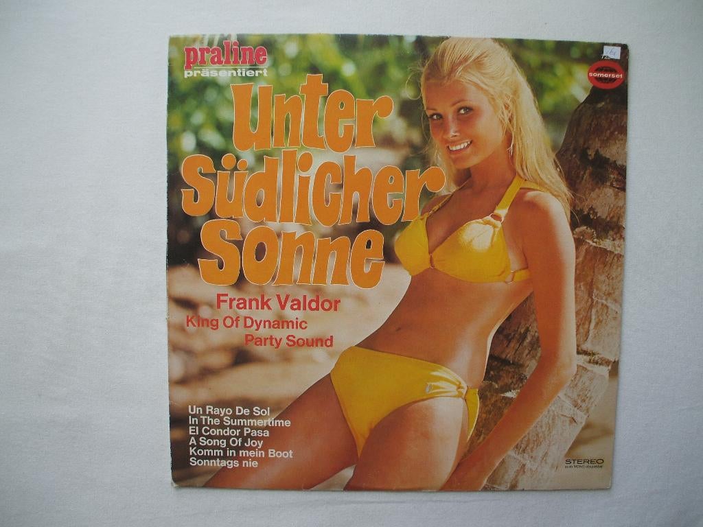 Frank Valdor - Unter sudlicher sonne LP, Ophalen of Verzenden, Gebruikt, 12 inch