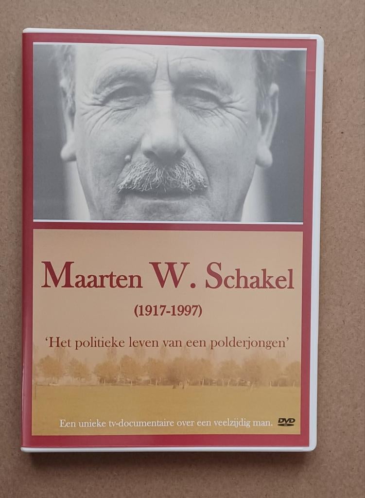 DVD Maarten W. Schakel - Politieke Biografie, Alle leeftijden, Ophalen of Verzenden, Zo goed als nieuw, Biografie