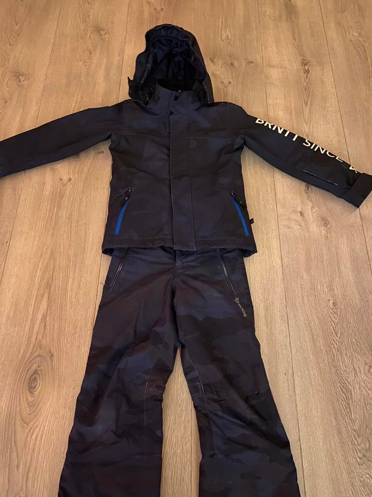 Skipak Brunotti maat 128 met matching pulli, Sport en Fitness, Skiën en Langlaufen, Gebruikt, Kleding, Skiën, Overige merken, 100 tot 140 cm