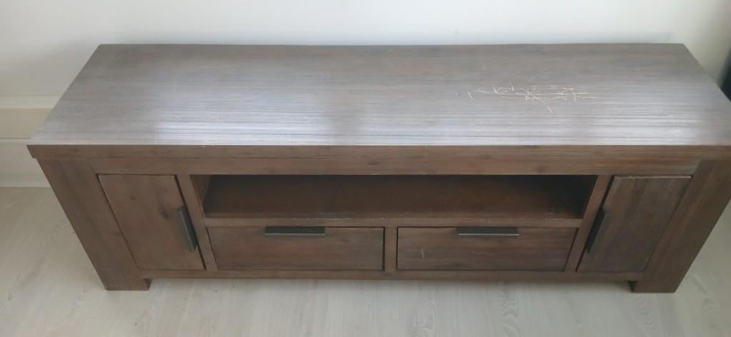 TV meubel te koop, Ophalen, Gebruikt, 150 tot 200 cm, Minder dan 100 cm