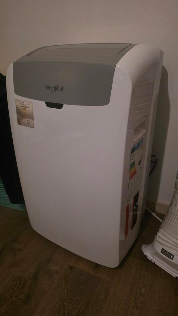 Whirlpool PACW212CO Mobiele Airco 3.5 kW, Witgoed en Apparatuur, Airco's, Gebruikt, Timer, Ophalen of Verzenden, Koelen en Ontvochtigen