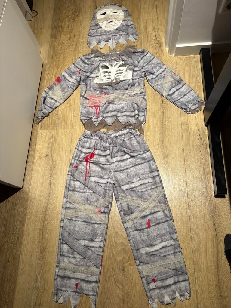 Mummie pak maat 128, Ophalen of Verzenden, Zo goed als nieuw, 122 t/m 128, Jongen of Meisje