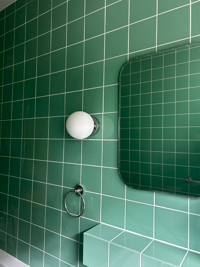 Mosa tegels jade groen, Ophalen, Minder dan 20 cm, Zo goed als nieuw, Minder dan 5 m²