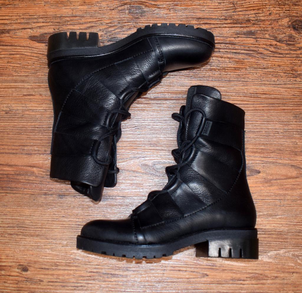 Greyder lab - leren veterboots zwart - maat 36, Kleding | Dames, Schoenen, Zwart, Lage of Enkellaarzen, Nieuw, Ophalen of Verzenden