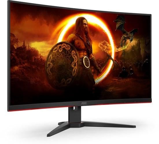AOC C32G2ZE 32" Full HD 240Hz Curved Gaming Monitor, Computers en Software, Monitoren, Gaming, Hoofdtelefoonaansluiting, VA, Nieuw