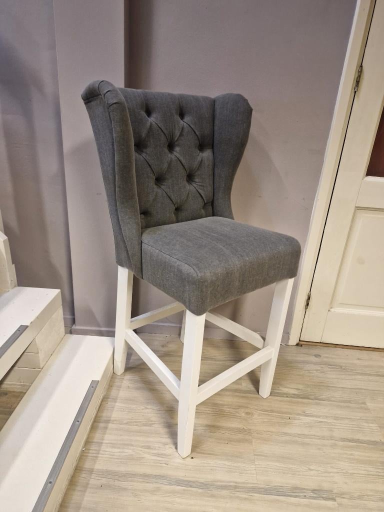 OPRUIMING 1 Landelijke Barstoel Daisy Antraciet €274 NU €125, Huis en Inrichting, Barkrukken, 1 kruk, Ophalen of Verzenden, Nieuw