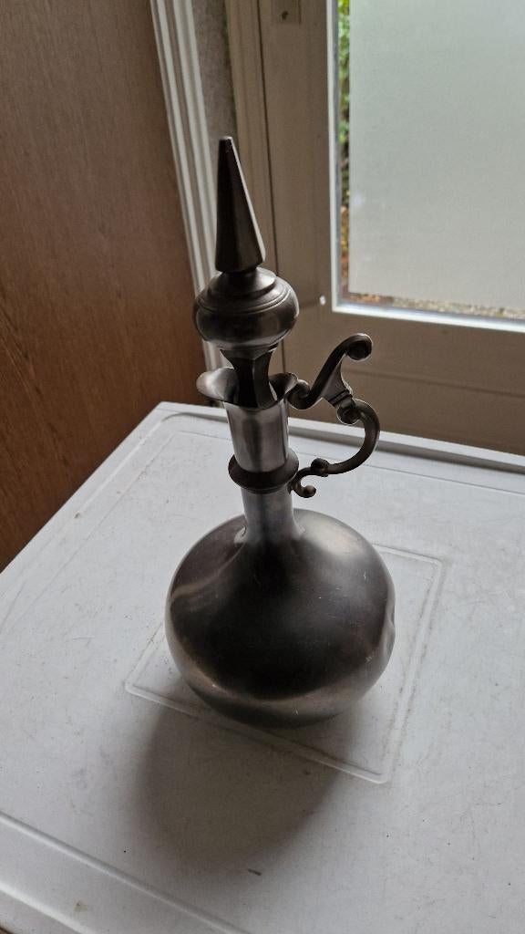 antieke tinnen karaf edeltin CK, Ophalen of Verzenden