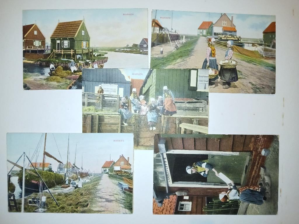 Ansichtkaarten Marken, ingekleurd, Verzamelen, Ophalen of Verzenden, 1920 tot 1940, Ongelopen, Noord-Holland