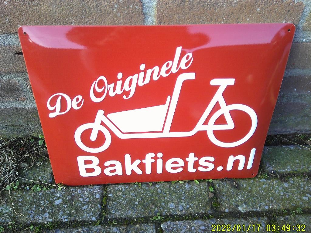 Bakfiets Cargobike,Tweewieler,Elektrisch,Hydraulische rem, Overige merken, Gebruikt, Huif, Ophalen of Verzenden