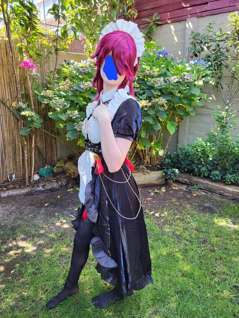 Carnavalskostuum - Maid Outfit - maat S-M, Carnaval, Ophalen of Verzenden, Kleding, Maat 36 (S)