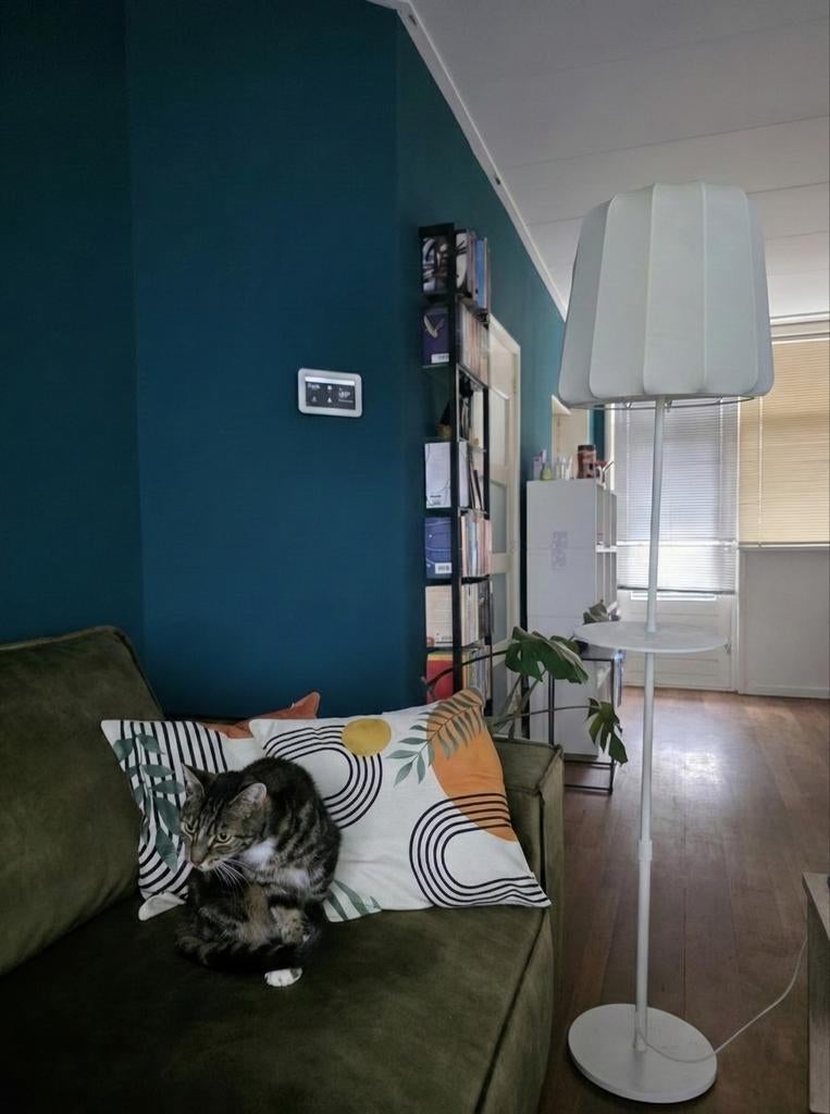 Varv IKEA Stalamp met draadloze oplader, Ophalen, Stof, Zo goed als nieuw, Minder dan 100 cm
