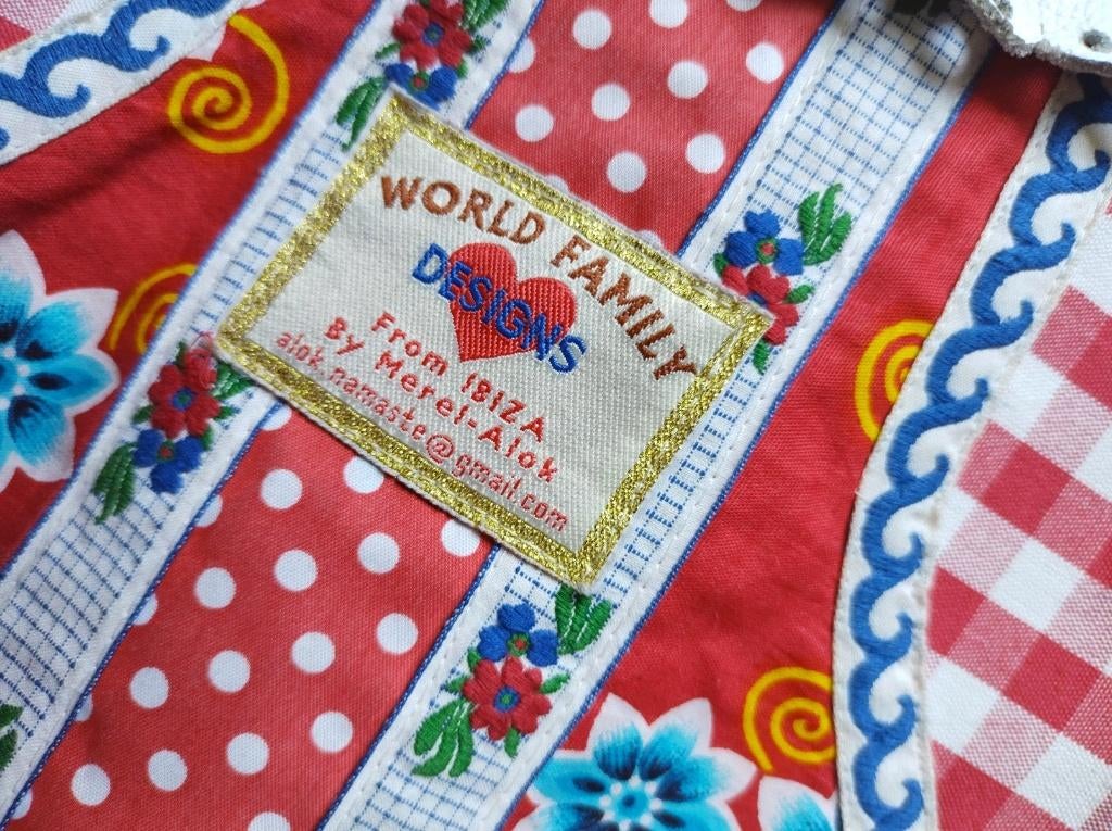 IBIZA WORLD FAMILY DESIGNS Schouder-Tas by Merel-Alok, Ophalen of Verzenden, Zo goed als nieuw, Overige kleuren, Schoudertasje