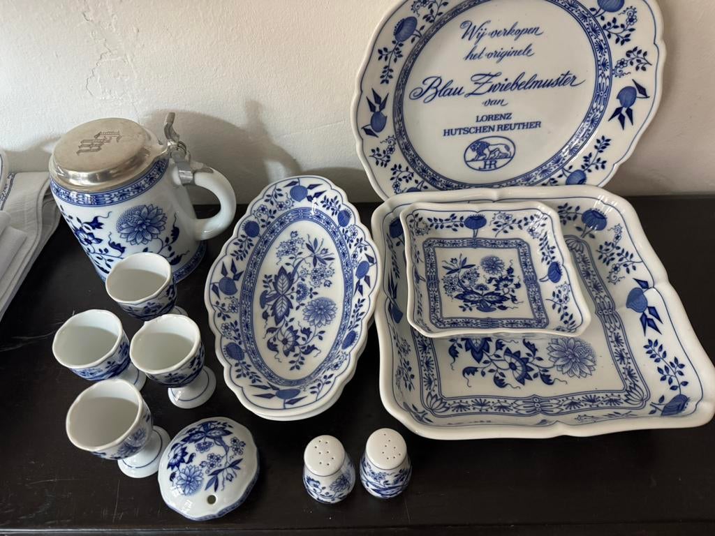 Blau Zwiebelmuster. Hutschenreuther, Ophalen of Verzenden