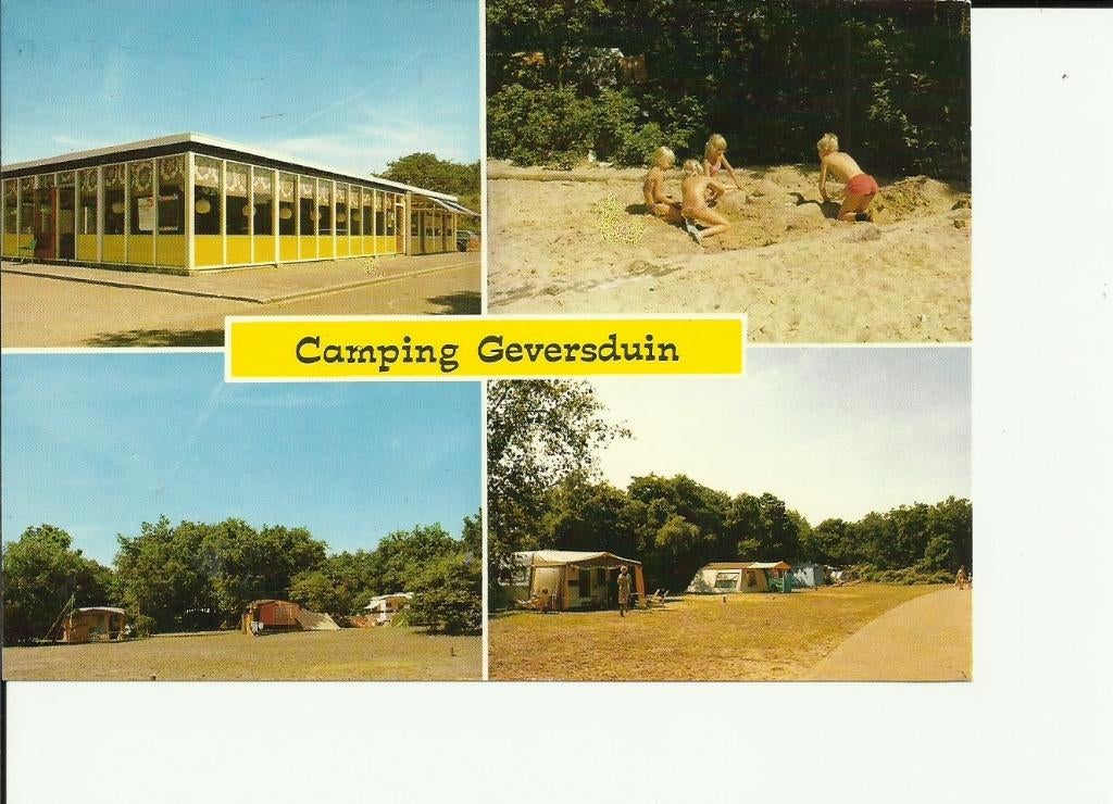 Castricum, Toko Geversduin camping 1983, Ophalen of Verzenden, 1980 tot heden, Gelopen, Noord-Brabant