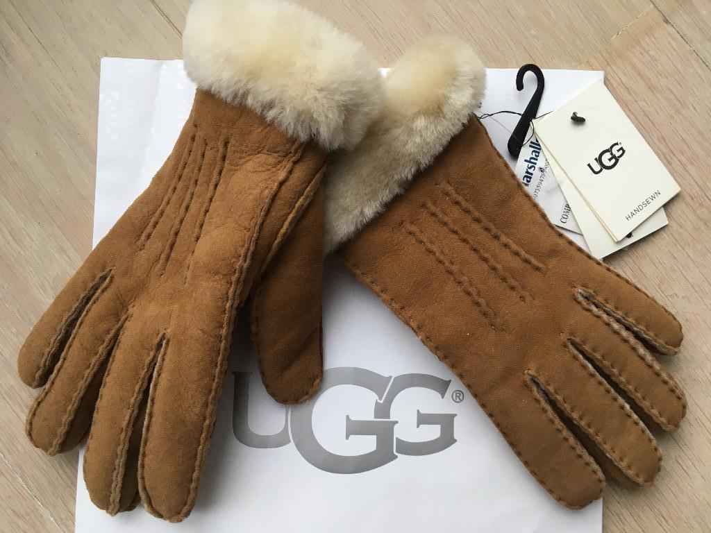 UGG UGGS shearling chestnut handschoenen !!NIEUW!!, Kleding | Dames, Mutsen, Sjaals en Handschoenen, Nieuw, Handschoenen, Maat 36 (S)