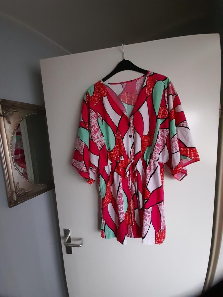 Zomers jumpsuit mt M, Ophalen of Verzenden, Zo goed als nieuw, Maat 38/40 (M), Overige kleuren