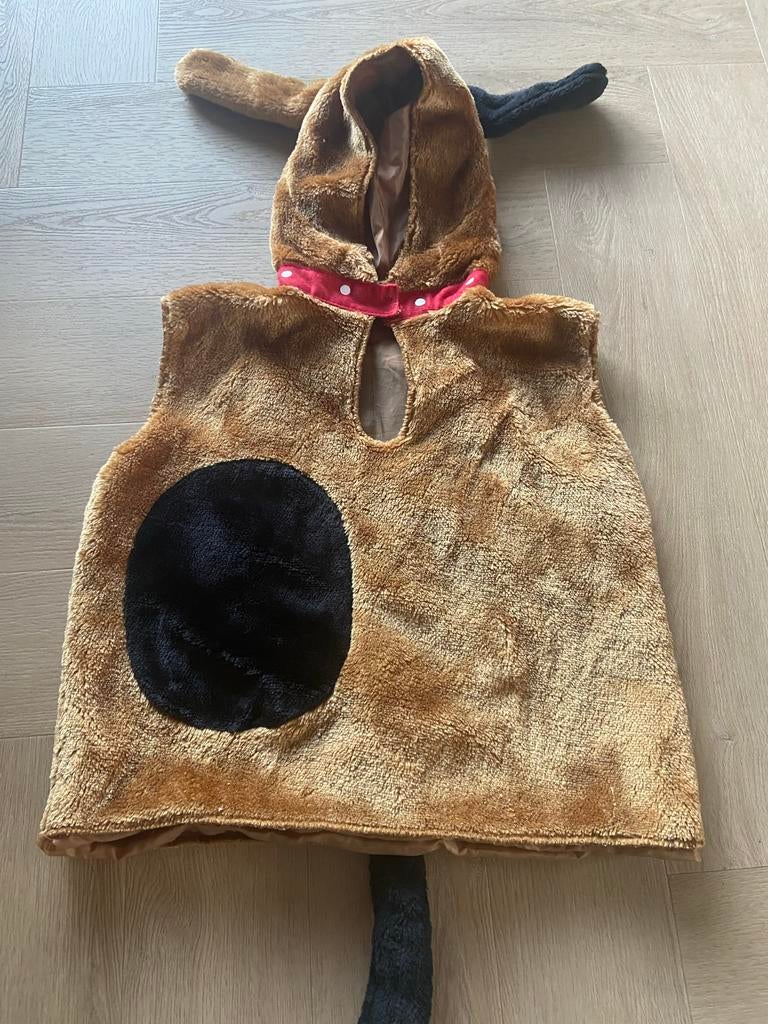 Hondenpak verkleedkleding maat 3/4 jaar, Ophalen of Verzenden, Zo goed als nieuw, Jongen of Meisje