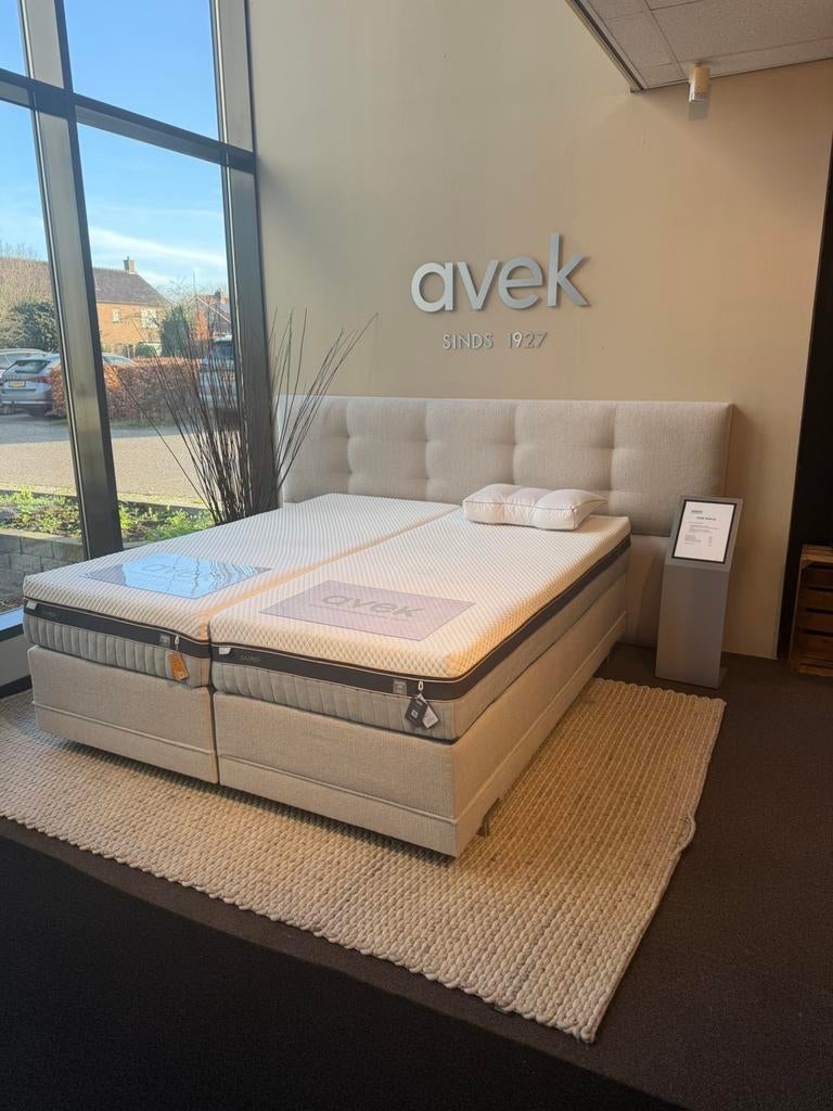 Avek NOFLIK 180x210 Showroom model met 35% korting!, Huis en Inrichting, Slaapkamer | Boxsprings, 210 cm, Ophalen of Verzenden