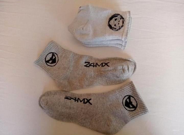 Vijf paar verstevigde 24MX cross/trial sokken. Mt 40-42., Ophalen of Verzenden, Tweedehands, Laarzen