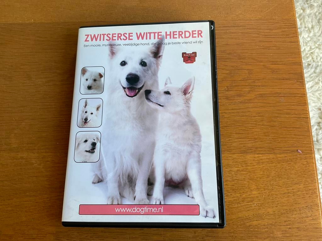 DVD - Zwitserse Witte Herder - 2 uur kijkplezier, Ophalen of Verzenden, Zo goed als nieuw, Honden