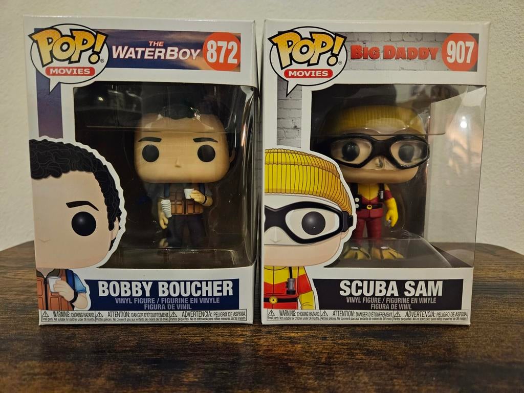 Funko Pop Adam Sandler Set - Waterboy & Big Daddy, Ophalen of Verzenden, Nieuw