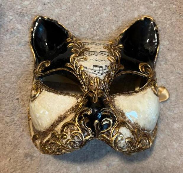 Venetiaans masker, Ophalen of Verzenden, Gebruikt, Overige materialen