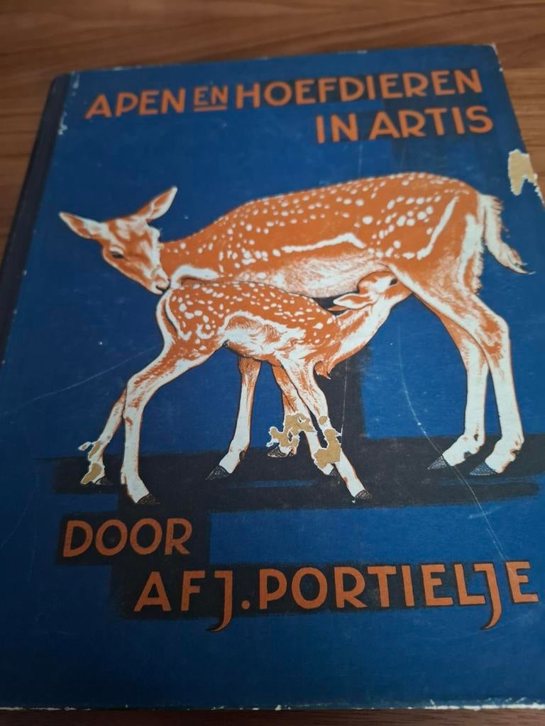 Apen en Hoefdieren in Artis - A.F.J. Portielje, Ophalen of Verzenden, Gelezen, Natuur algemeen, A.F.J. Portielje