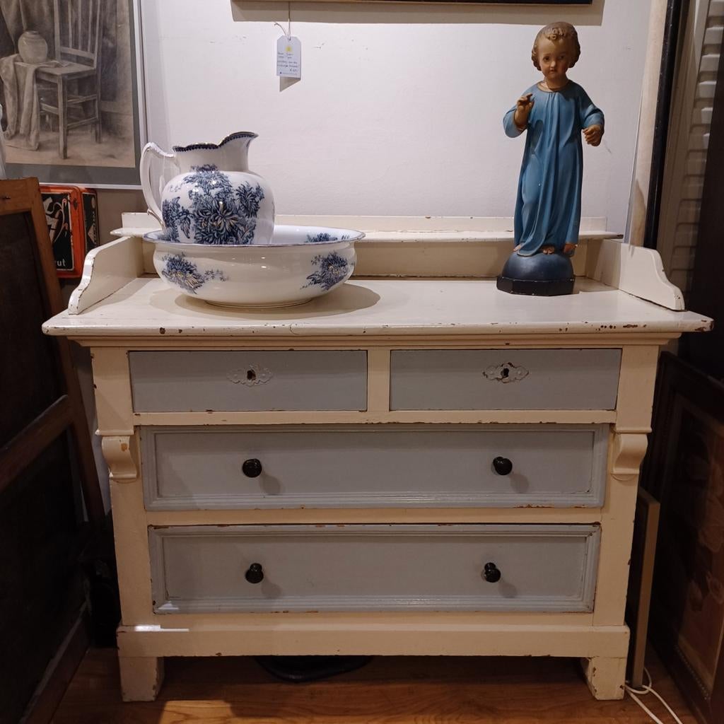 Oude vintage commode kastje antiek uit 1880 - 1900, Ophalen