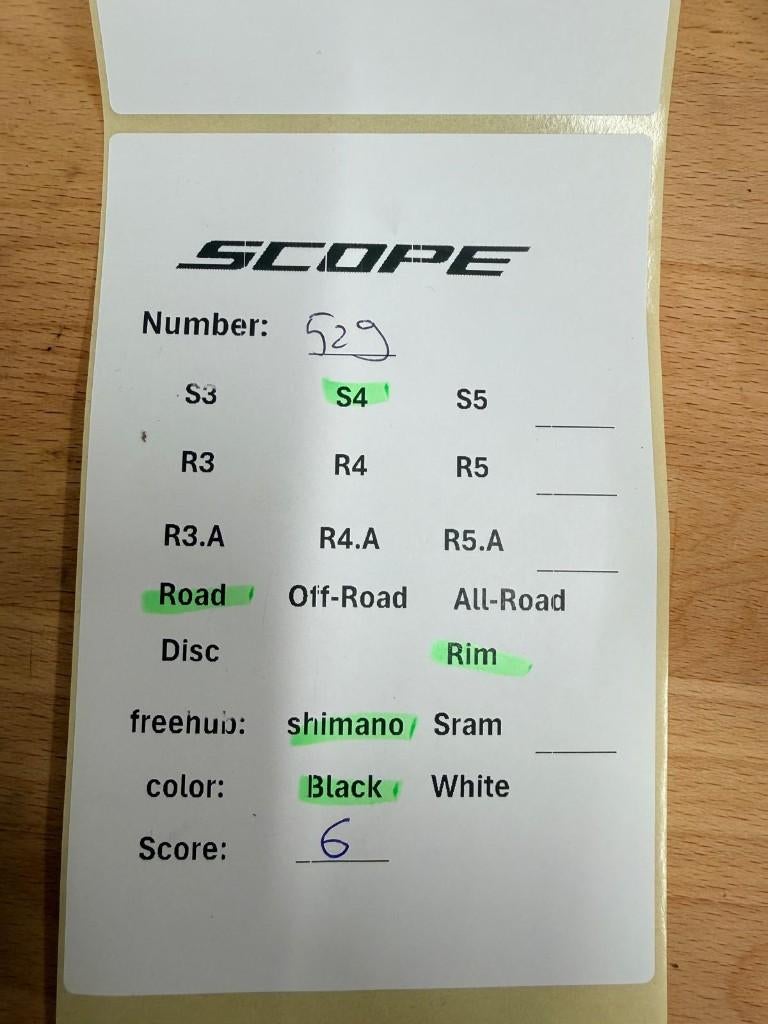 scope s4 carbon velgrem wielset, Gebruikt, Ok, Ophalen of Verzenden, Ok