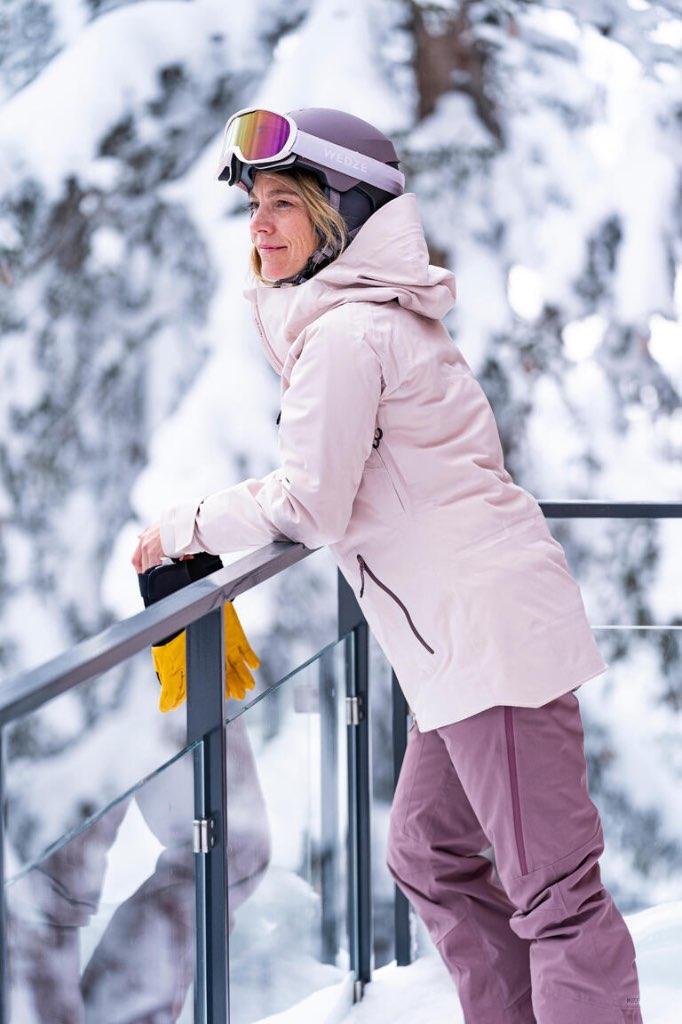 WEDZE Dames SKI-jas FR 500 - PINK, Maat 38/40 (M), Ophalen of Verzenden, Zo goed als nieuw, Jack