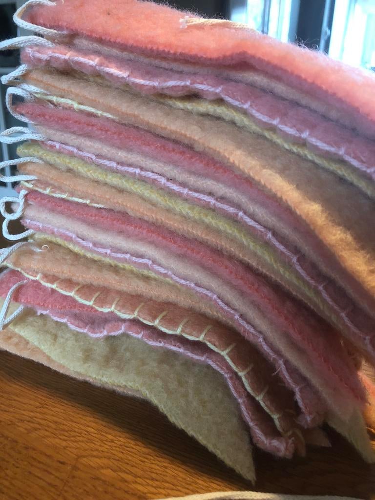 Vlaggetjes vlaggenlijn slingers 100% wol 7,5 meter!, Ophalen of Verzenden, Zo goed als nieuw