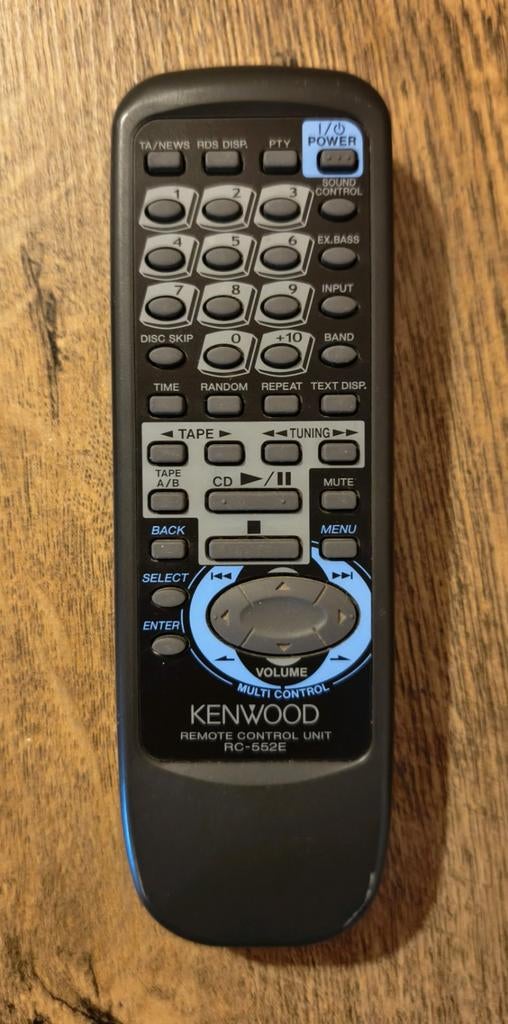 Kenwood RC-552E Afstandsbediening, Ophalen of Verzenden, Gebruikt, Origineel, Mediaspeler