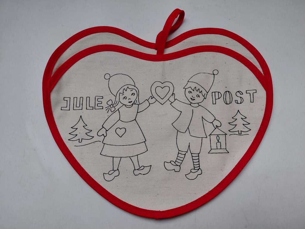 Hartvormige Kerstkaartenhouder - Jule Post, Diversen, Kerst, Ophalen of Verzenden, Nieuw