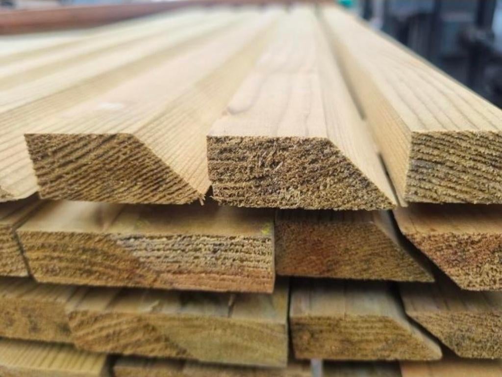 88 Geïmpregneerde latten 3.60 m lang - nr: TP620