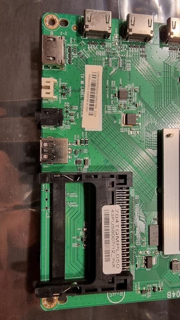 Philips 43PUS8007/12 Mainboard, Voeding & T-Con Board, Philips, Gebruikt, 50 Hz, Ophalen of Verzenden