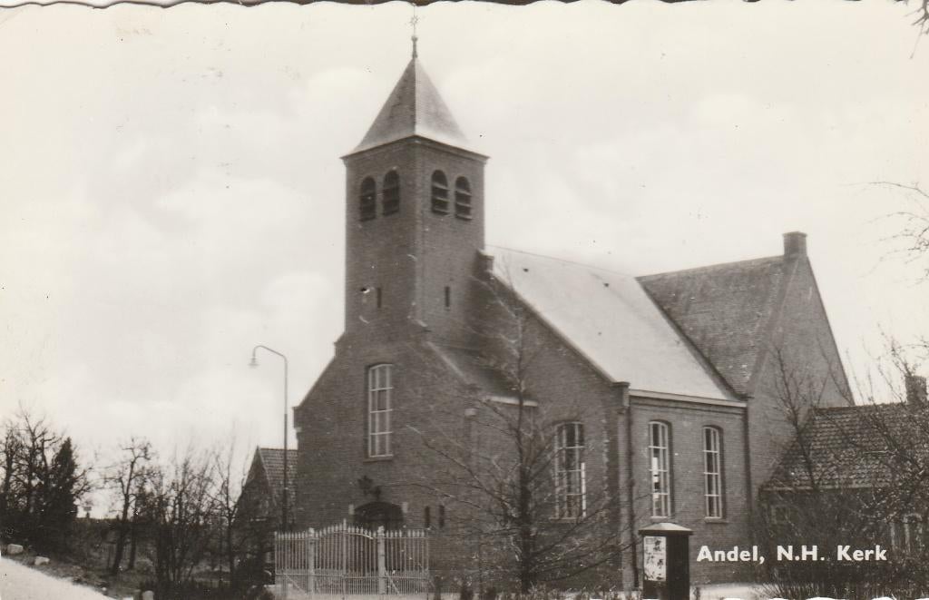 andel- n.h. kerk, Verzamelen, Ophalen of Verzenden, 1940 tot 1960, Friesland