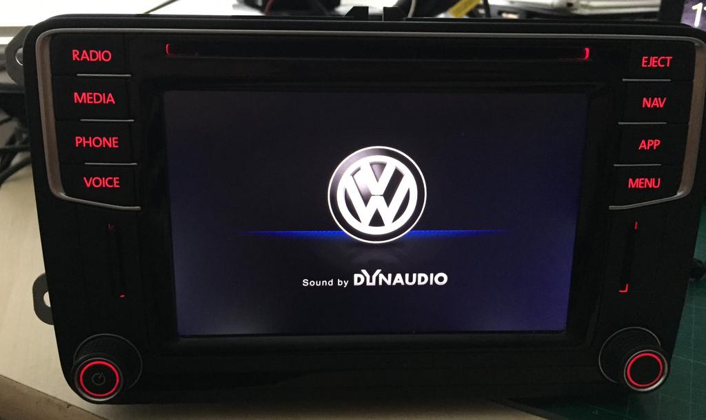 VW display Navigatie Media MIB STD2+ NAV PQ Touchscreen RNS, Auto diversen, Autoradio's, Gebruikt, Ophalen of Verzenden