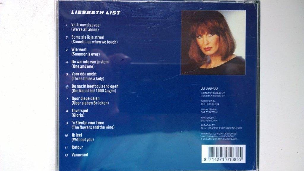 Liesbeth List - Liesbeth List (CNR Label), Ophalen of Verzenden, Zo goed als nieuw, Pop