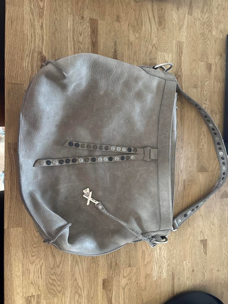 Mooie leren tas merk X Works, Sieraden, Tassen en Uiterlijk, Tassen | Damestassen, Ophalen of Verzenden, Zo goed als nieuw, Bruin
