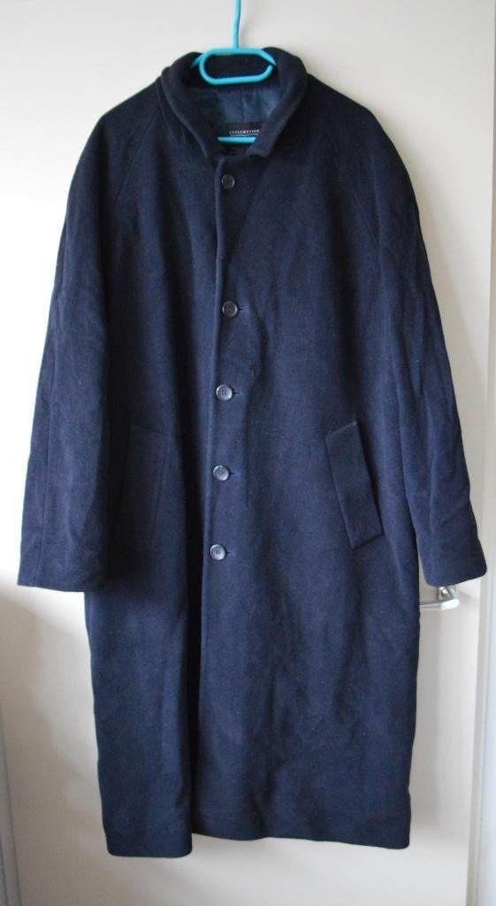 Lange wollen herenjas, winterjas heren, jas, coat, Ophalen of Verzenden, Gedragen