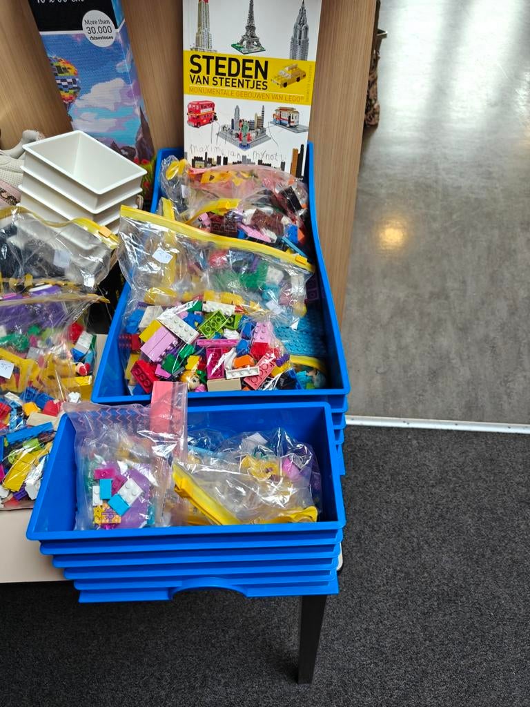 Legostenen, Ophalen, Zo goed als nieuw