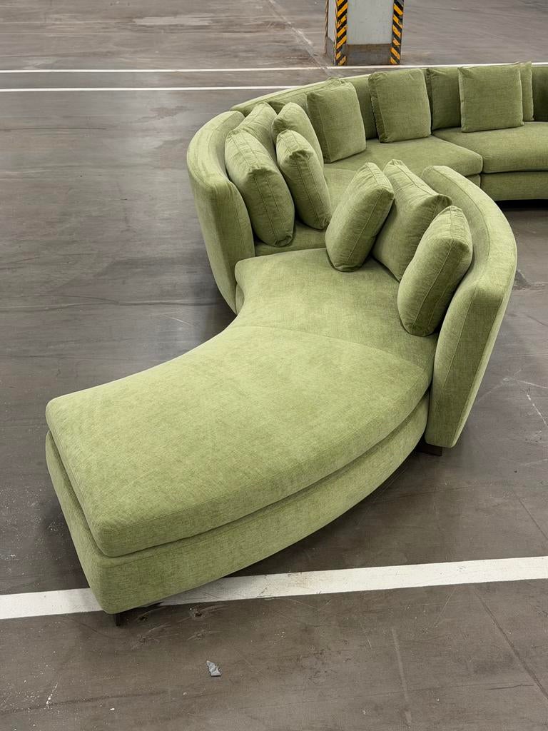 Minotti Seymour | Modulair | SHOWMODEL - NIEUWSTAAT, Overige materialen, Hoekbank, 300 cm of meer, Ophalen of Verzenden