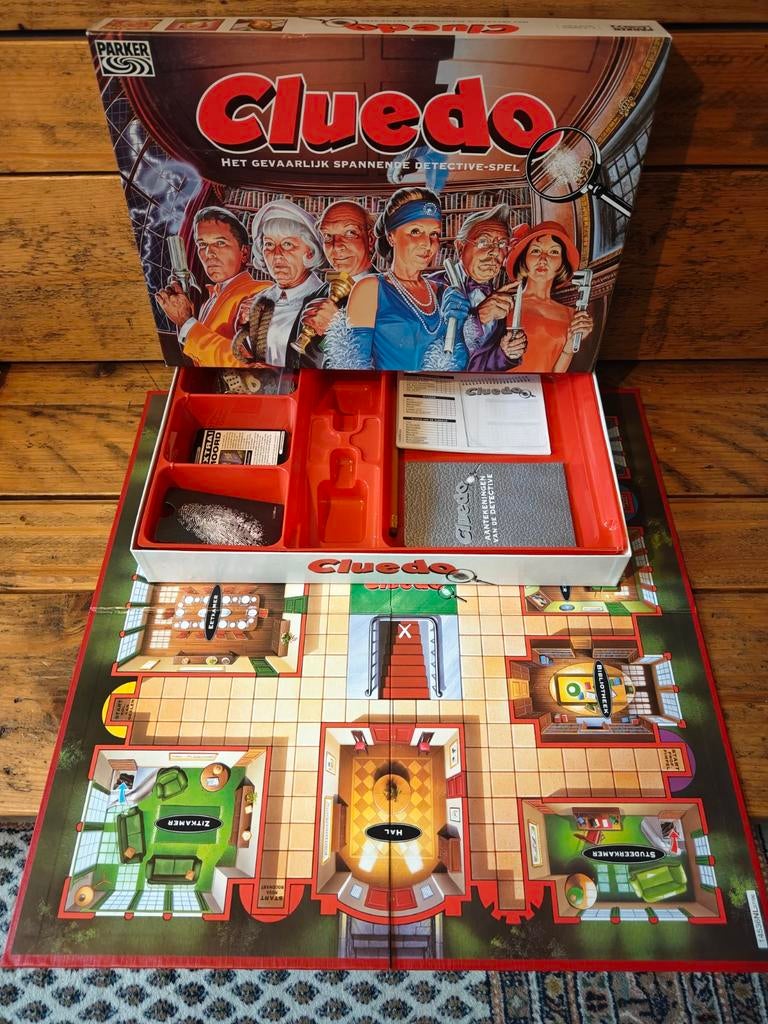 3 x 'Cluedo' vintage., Ophalen of Verzenden, Parker., Clipper., Parker.